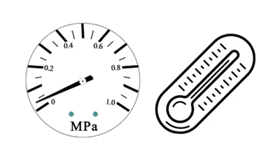 Radarowy czujnik poziomu wysokiej temperatury z falą kierowaną, wpływ ciśnien...
